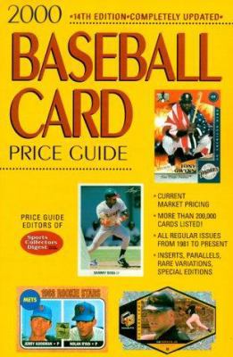 2000 Baseball Card Price Guide 0873415833 Book Cover