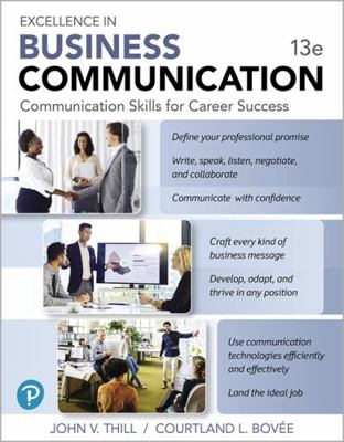 Excellence in Business Communication 0135192188 Book Cover