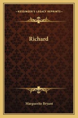 Richard 1162803045 Book Cover