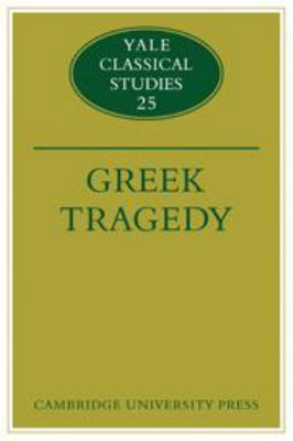 Greek Tragedy 0511933738 Book Cover