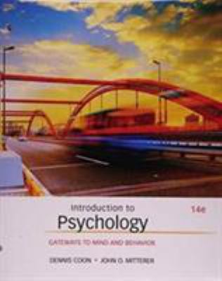 Introduction to Psychology: Gateways to Mind an... 130563053X Book Cover
