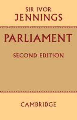 Parliament 0521070562 Book Cover