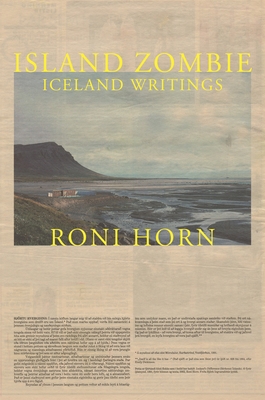 Island Zombie: Iceland Writings 069120814X Book Cover