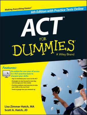 ACT for Dummies, with Online Practice Tests 1118911539 Book Cover