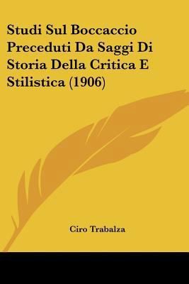 Studi Sul Boccaccio Preceduti Da Saggi Di Stori... [Italian] 1120468868 Book Cover