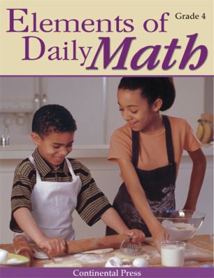 Elements of Daily Math (Grade 4) 0845449257 Book Cover