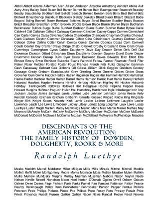 Descendants of the American Revolution: The Fam... 1499141106 Book Cover