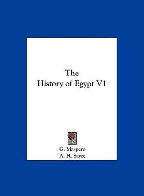 The History of Egypt V1 1161374221 Book Cover