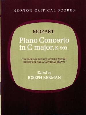 Piano Concerto in C Major, K. 503 0393098907 Book Cover