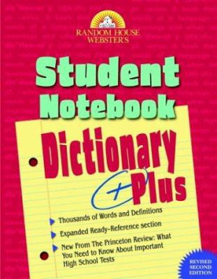 Random House Webster's Student Notebook Diction... 0375720871 Book Cover