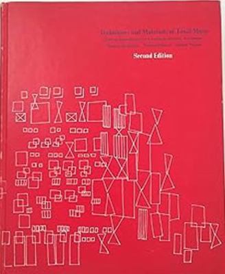 Techniques and materials of tonal music: With a... 0395270669 Book Cover