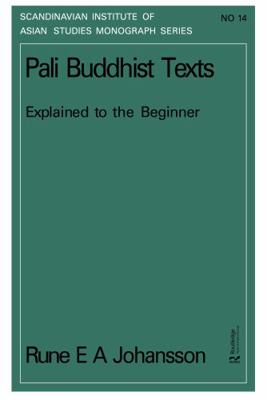 Pali Buddhism Texts Nims14 0700700633 Book Cover
