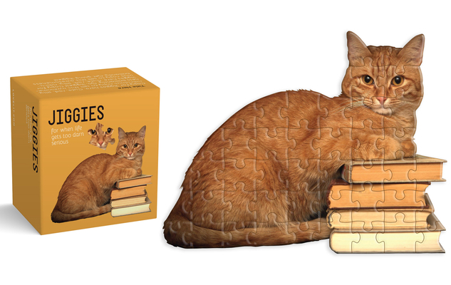Cat Reader Jiggie Puzzle 81 Piece: Die-Cut 81-P... 1423657799 Book Cover