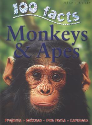 100 Facts Monkeys 1848102348 Book Cover