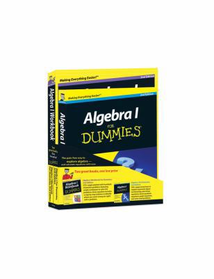 Algebra 1 for Dummies and Algebra 1 Workbook 1118208641 Book Cover