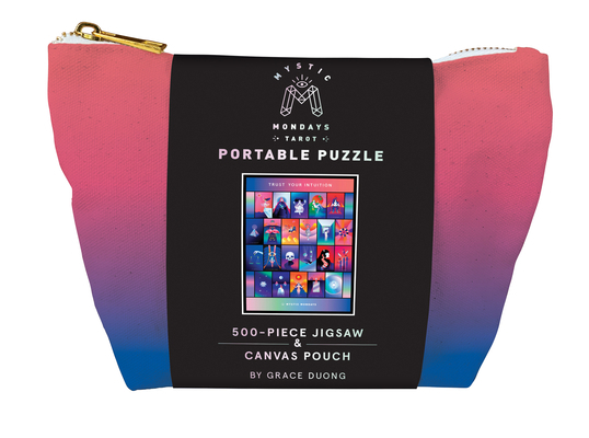 Game Mystic Mondays Portable Puzzle: 500-Piece Jigsaw & Canvas Pouch Book