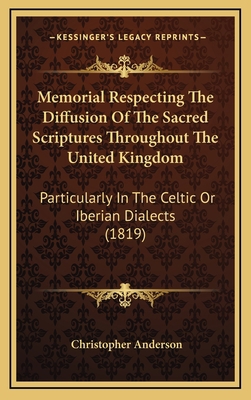 Memorial Respecting The Diffusion Of The Sacred... 1168762588 Book Cover