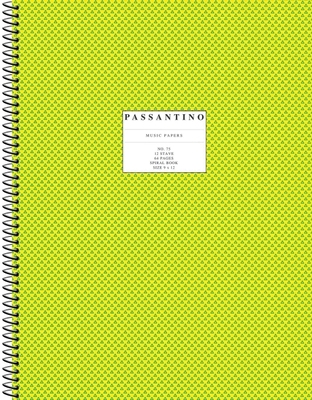 75. Spiral Book: 12-Stave: Passantino Manuscrip... 0825690757 Book Cover