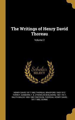 The Writings of Henry David Thoreau; Volume 2 1371206503 Book Cover