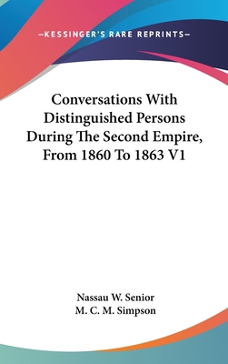 Conversations With Distinguished Persons During... 0548203377 Book Cover