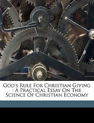 God's Rule for Christian Giving: A Practical Es... 1171943865 Book Cover