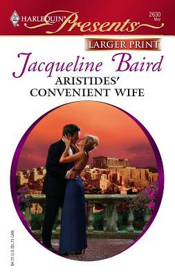 Aristides' Convenient Wife [Large Print] 0373233949 Book Cover