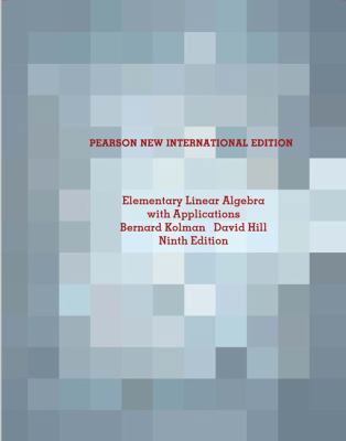 Elementary Linear Algebra with Applications: Pe... 1292023651 Book Cover