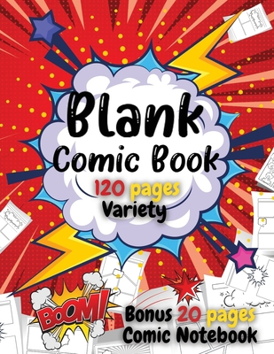 Blank Comic Book For Kids: Write and Draw Your ... 4631473959 Book Cover