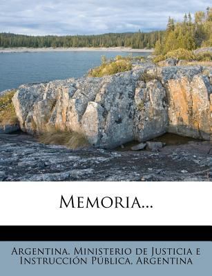 Memoria... [Spanish] 1274353106 Book Cover
