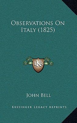 Observations on Italy (1825) 1164393731 Book Cover