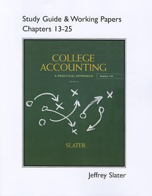 Study Guide & Working Papers for College Accoun... 0132772167 Book Cover