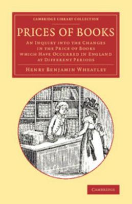 Prices of Books: An Inquiry Into the Changes in... 1108078001 Book Cover