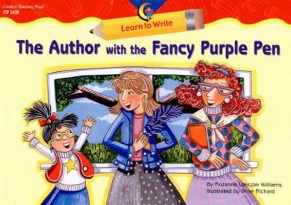 The Author with the Fancy Purple Pen 1591983460 Book Cover