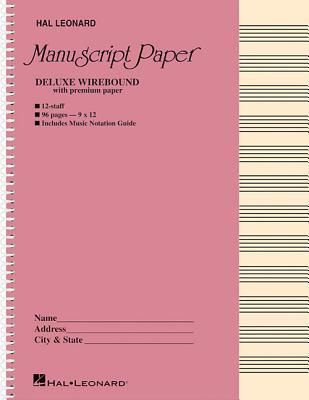 Deluxe Wirebound Premium Manuscript Paper (Pink... 0793553938 Book Cover