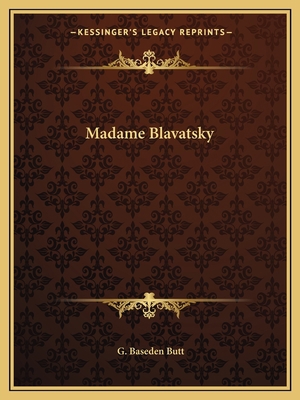 Madame Blavatsky 1162595957 Book Cover