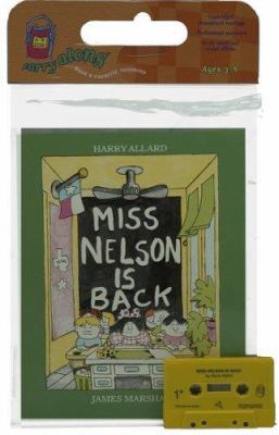 Miss Nelson Is Back Book & Cassette [With Book] [Large Print] 0395488729 Book Cover