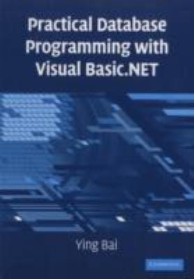 Pract Databse Prog Visual Basic.NET 0521712351 Book Cover