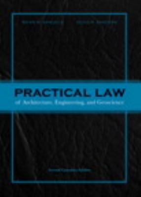 Practical Law of Architecture, Engineering, and... 0137004087 Book Cover