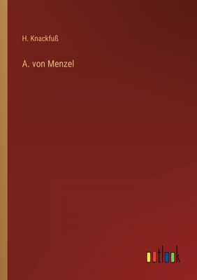 A. von Menzel [German] 3368255363 Book Cover