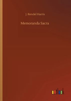 Memoranda Sacra 3752321350 Book Cover