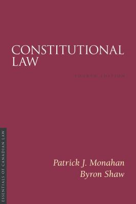 Constitutional Law, 4/E 155221303X Book Cover