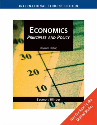 Economics: Principles and Policy 0324586388 Book Cover