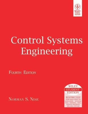 Control Systems Engineering (International Edit... 8126510978 Book Cover