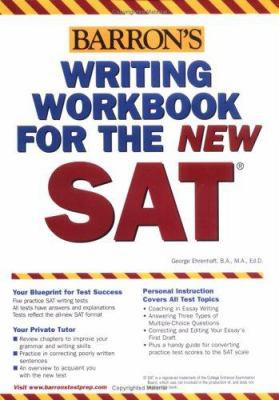 Writing Workbook for the NEW SAT (Barron's Writ... 0764132210 Book Cover