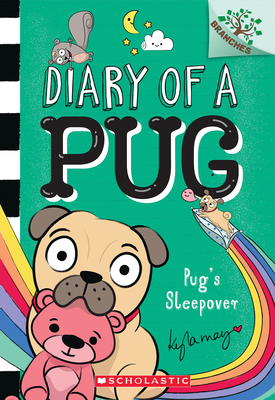 Pug's Sleepover: A Branches Book (Diary of a Pu... 1338713477 Book Cover