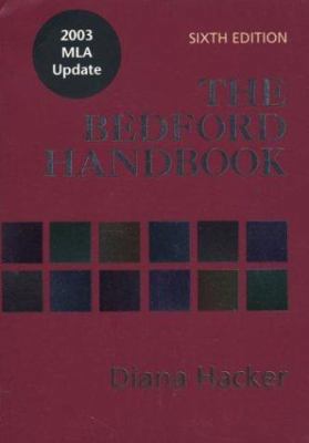 The Bedford Handbook: With 2003 MLA Update B004UMMNZE Book Cover