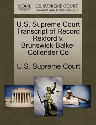U.S. Supreme Court Transcript of Record Rexford... 1244967300 Book Cover