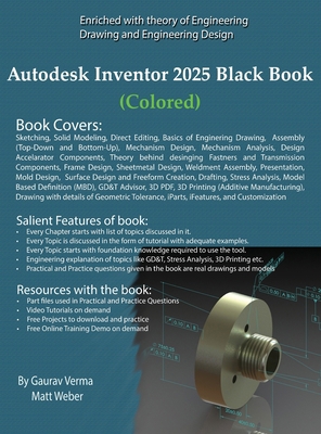 Autodesk Inventor 2025 Black Book 177459143X Book Cover