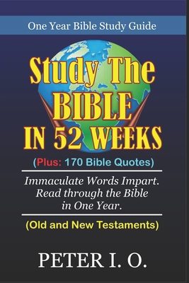 One Year Bible Study Guide: Plus: 170 Bible Quotes B08HT86ZS9 Book Cover
