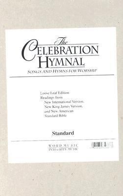 Celebration Hymnal: Song and Hymns for Worship 3010160364 Book Cover